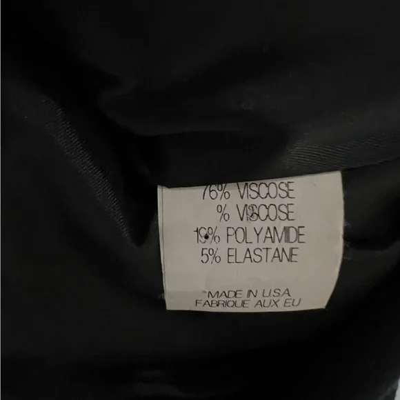 Vintage Stepping Out, black velour dress with black feather around the cuff. - Picture 5 of 5